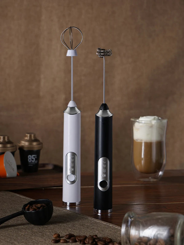 ScoopSense Handheld Milk Frother — Café Foam in 15 Seconds